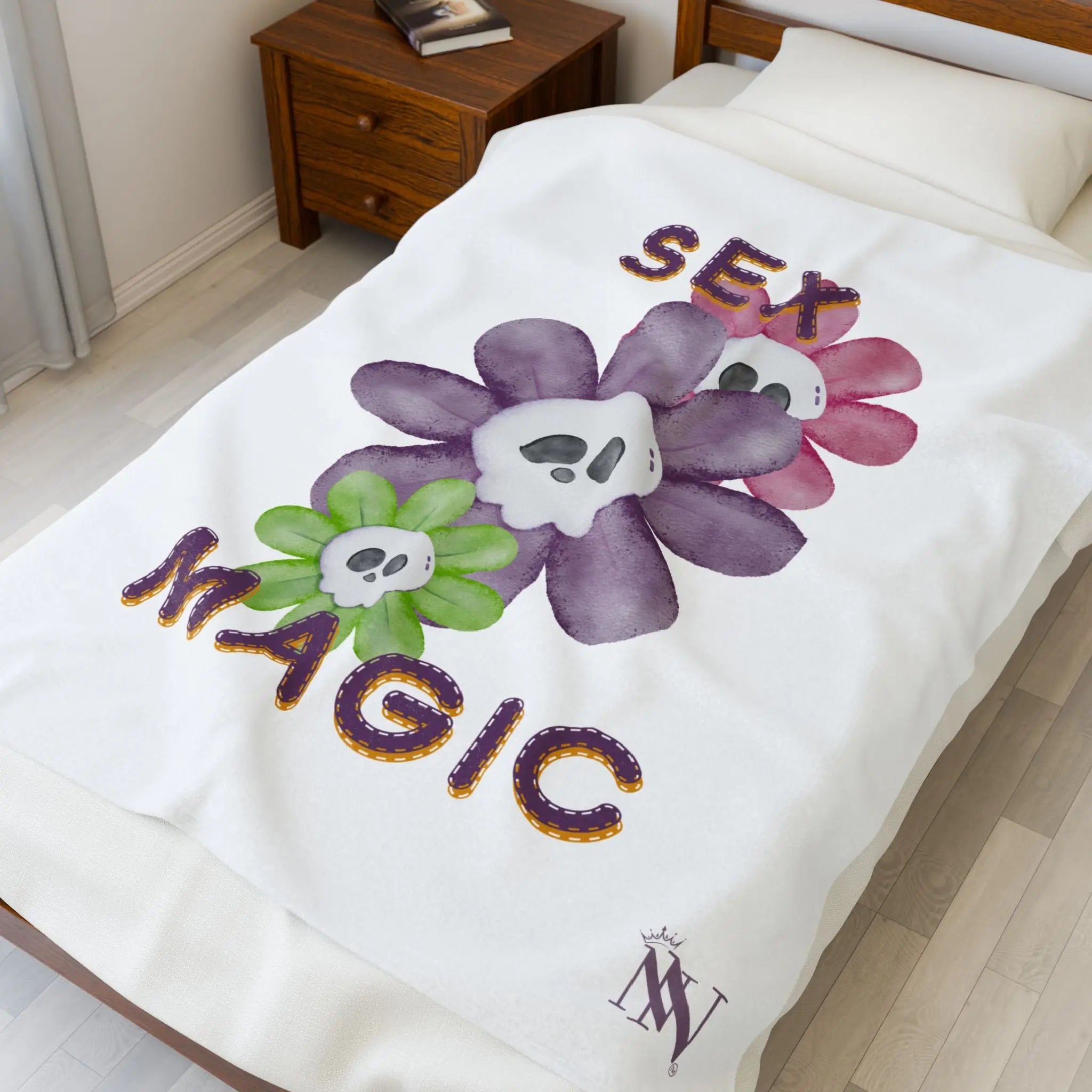 Sex Magic | Mix & Match Velveteen Fun-Flirty Lovers’ Blankets