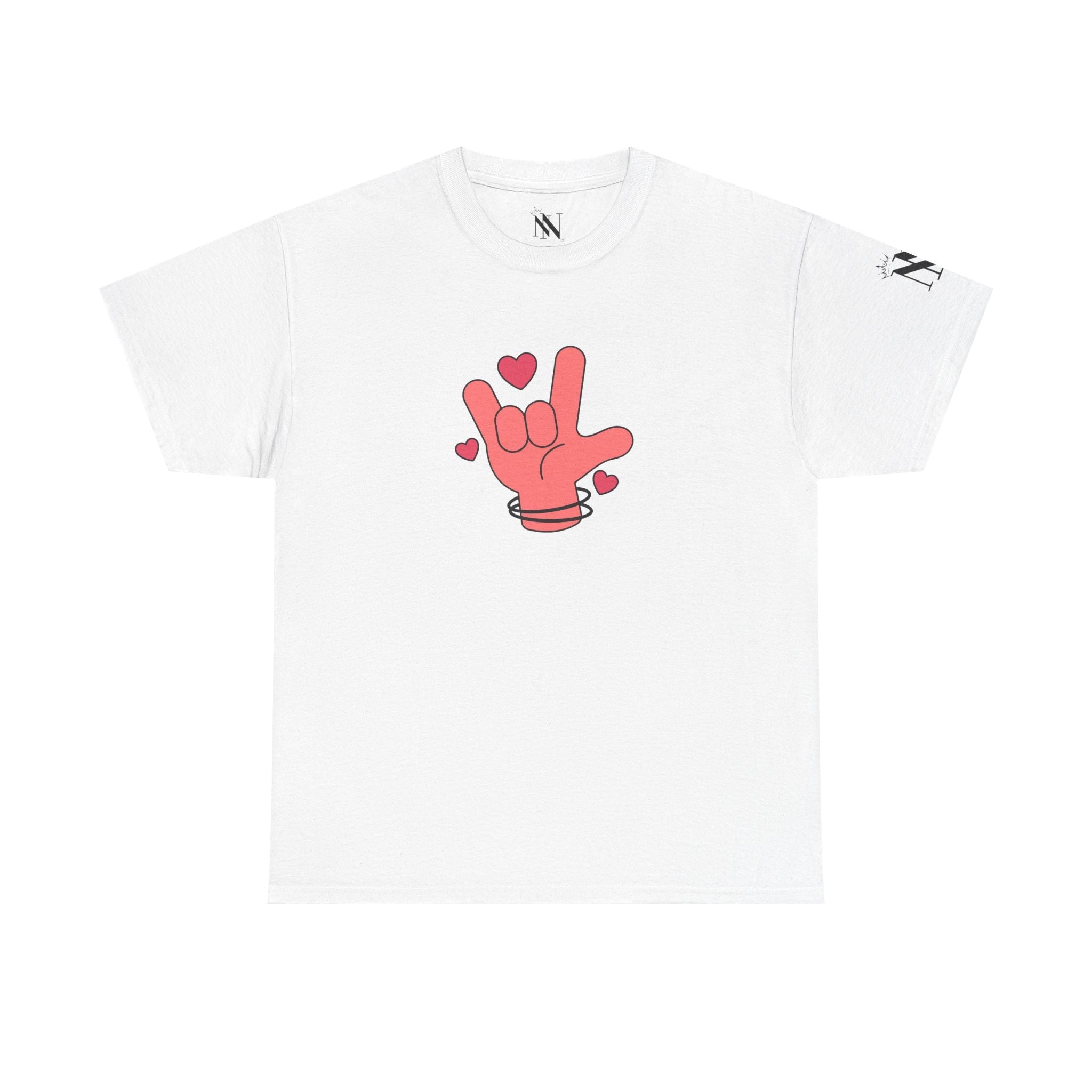 I Love You Hand Sign | Mix & Match Cotton Unisex Fun-Flirty Lovers’ T-Shirts
