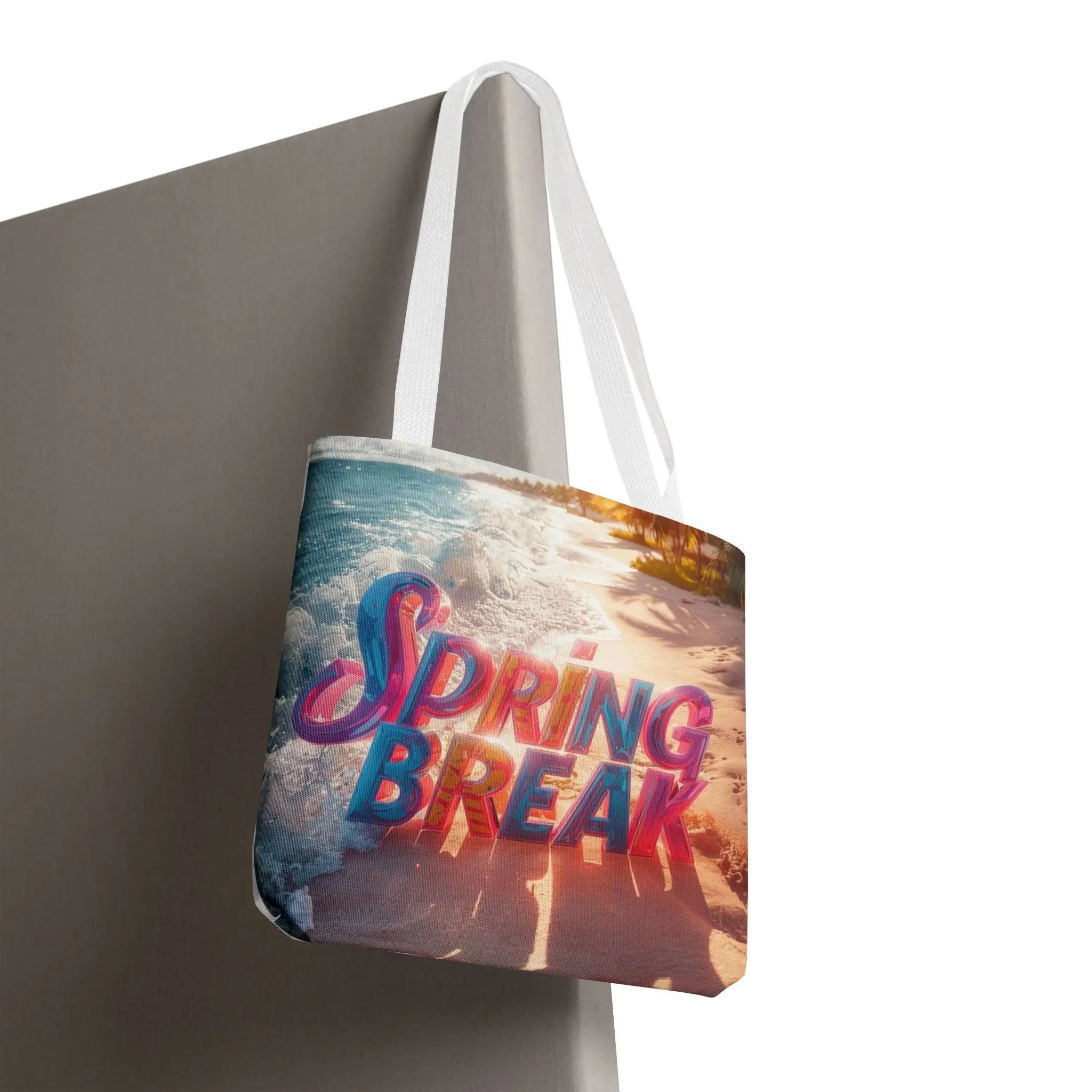 Spring Break Beach Fun Everyday Cute Tote Bag