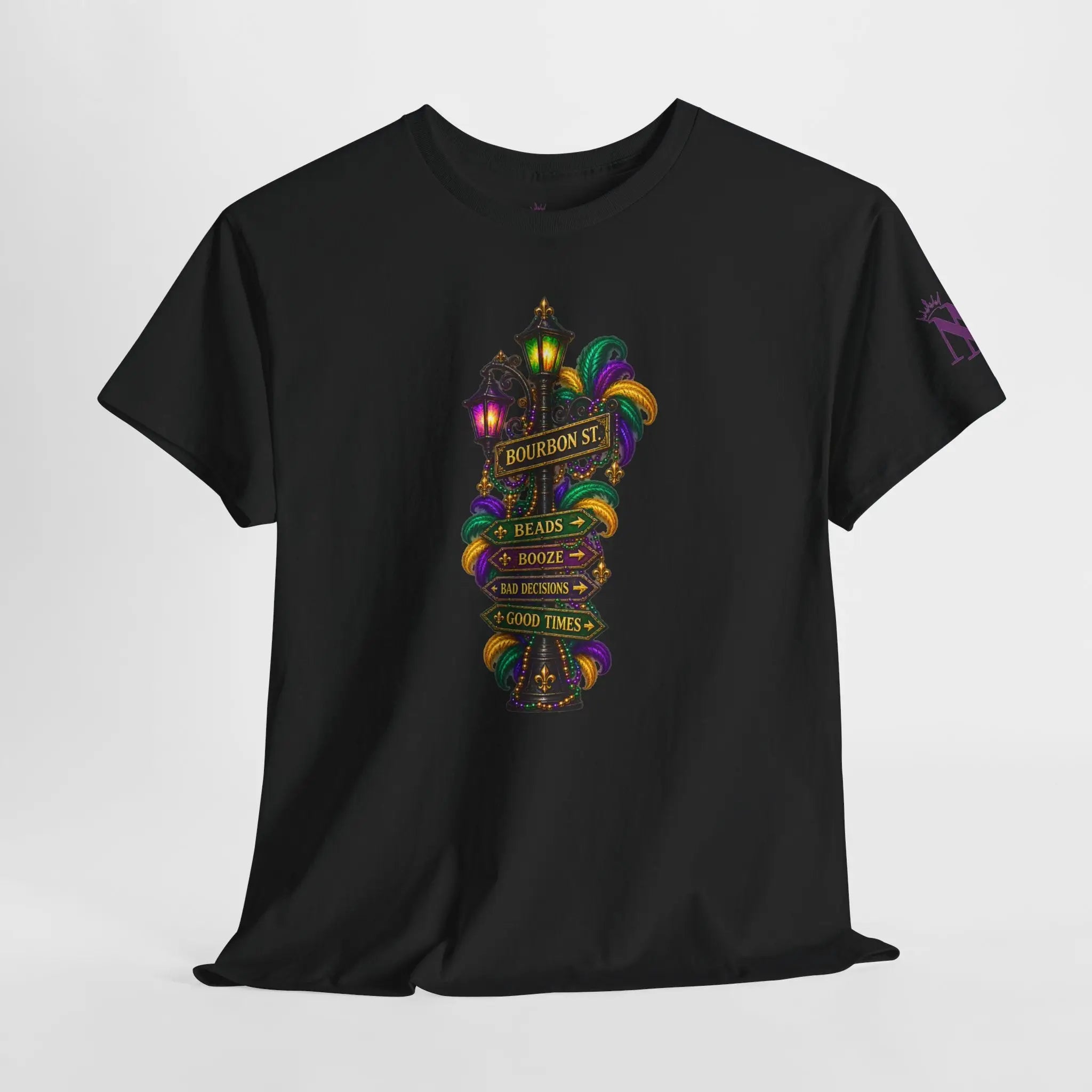 Bourbon St. Sign Bad Decisions T-Shirt