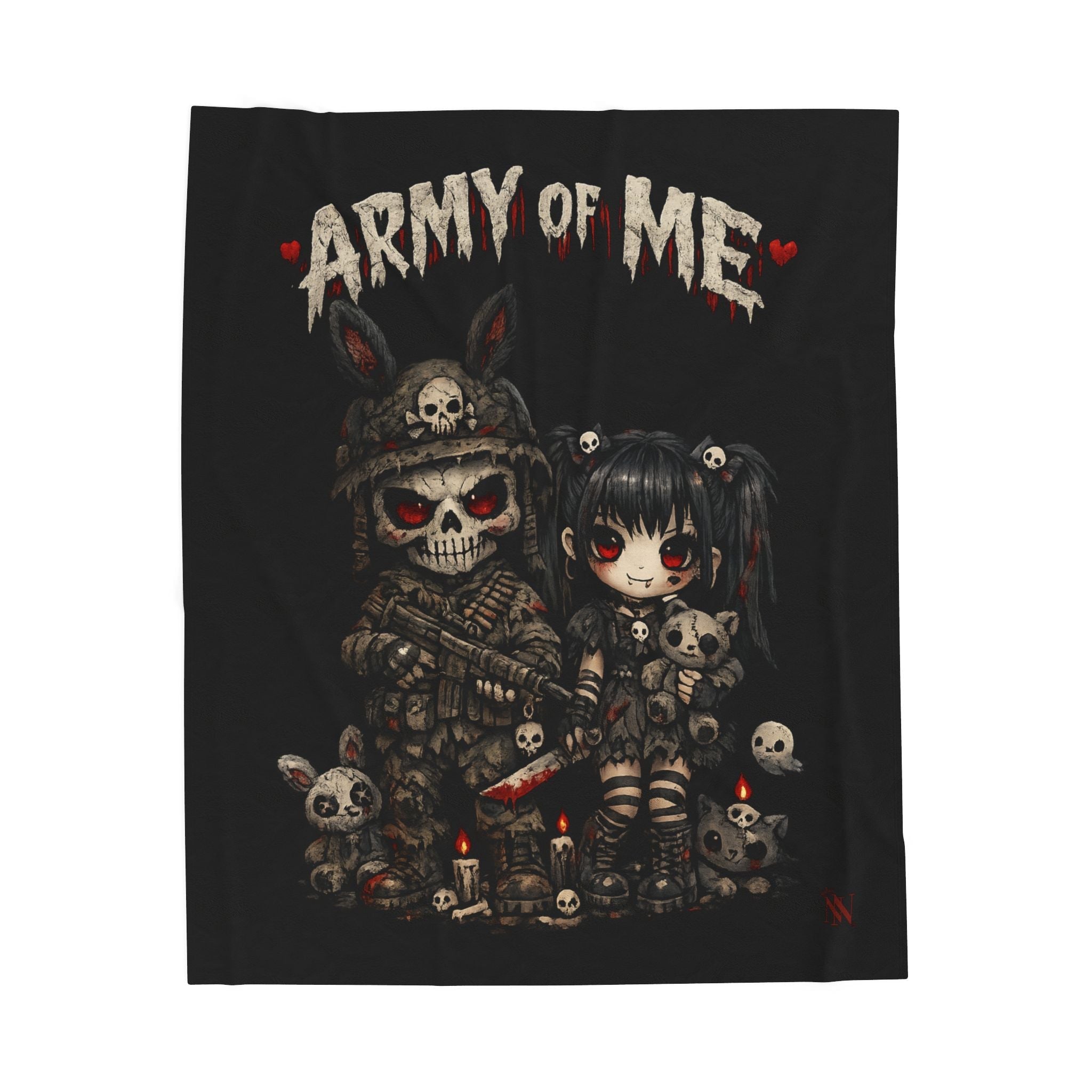 Army of Me Gothic Romantic Gifts Love Blanket