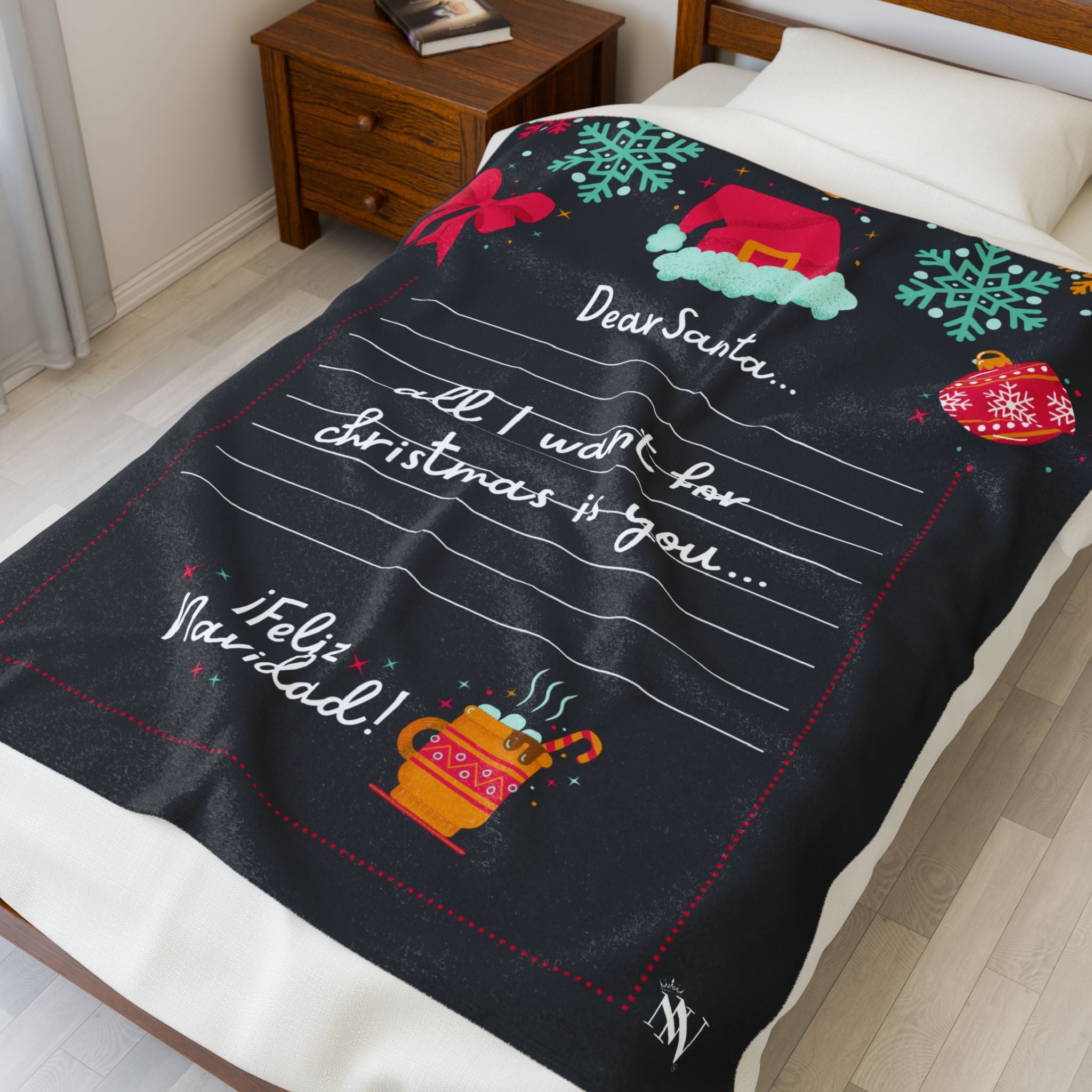 Dear Santa | Mix & Match Velveteen Fun-Flirty Lovers’ Blankets