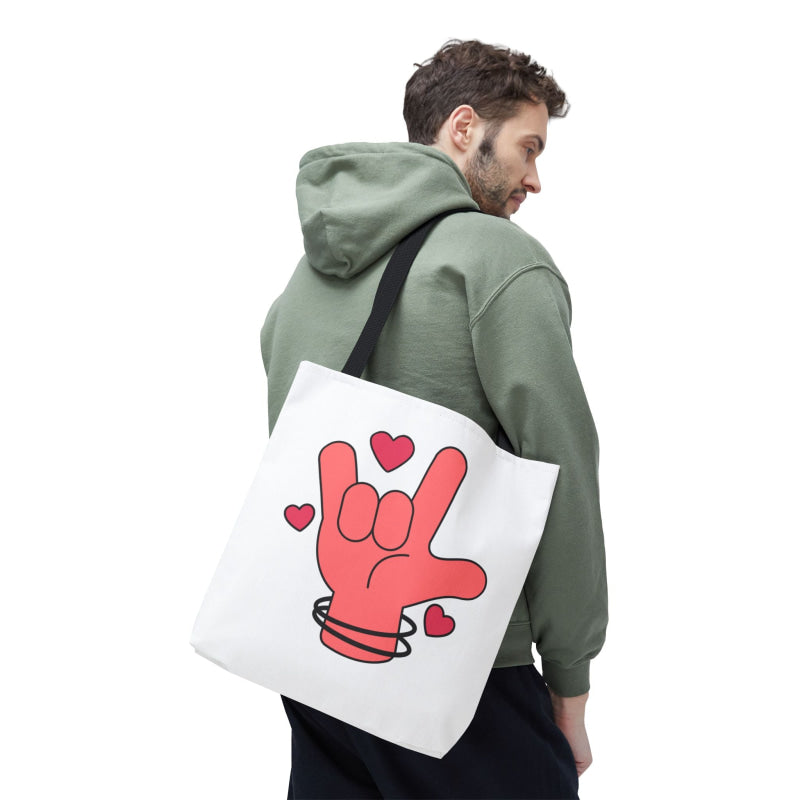 I Love You Hand Sign | Mix & Match Fun-Flirty Lovers’ Totes