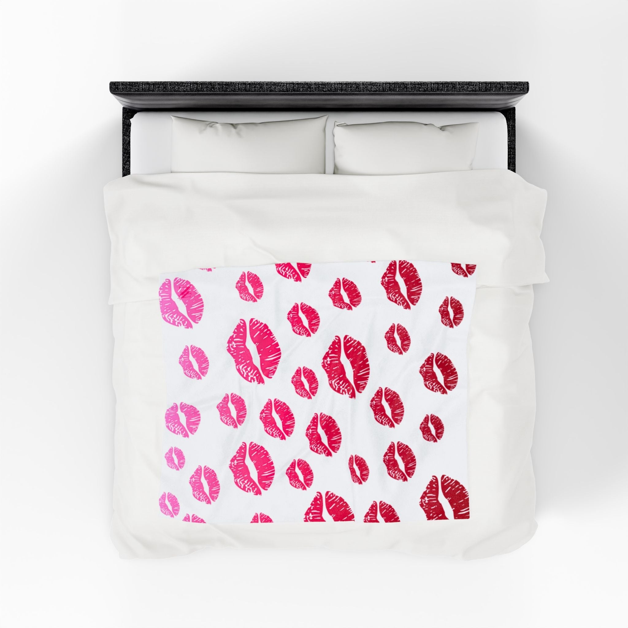 Ombre Kiss Pattern | Mix & Match Soft Fun-Flirty Lovers’ Blankets