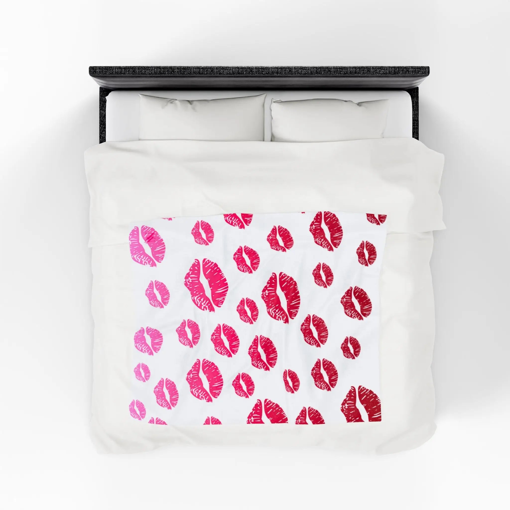 Ombre Kiss Pattern | Mix & Match Soft Fun-Flirty Lovers’ Blankets