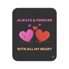 With All My Heart | Mix Match Fun-Flirty Lovers’ Water-Resistant Blankets