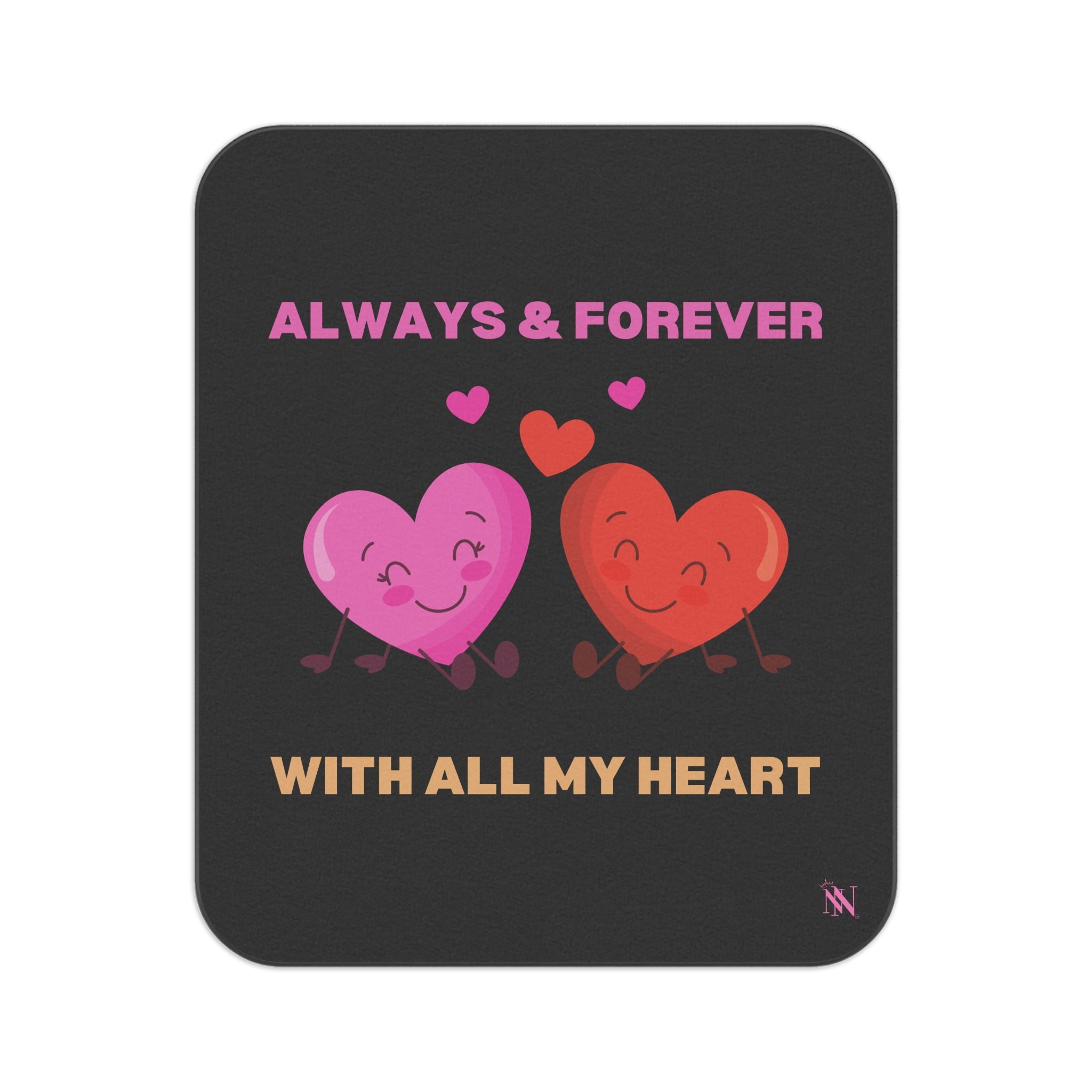 With All My Heart | Mix Match Fun-Flirty Lovers’ Water-Resistant Blankets