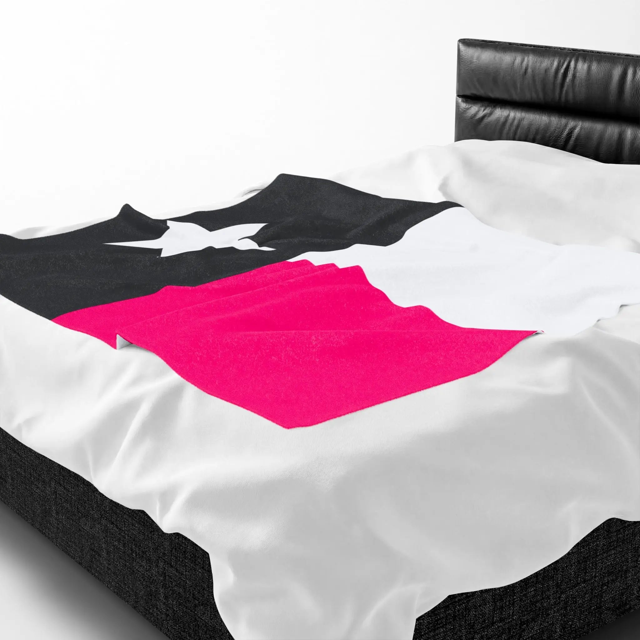 Signature Pink & Black Texas Flag Romantic Sex Gifts Blanket