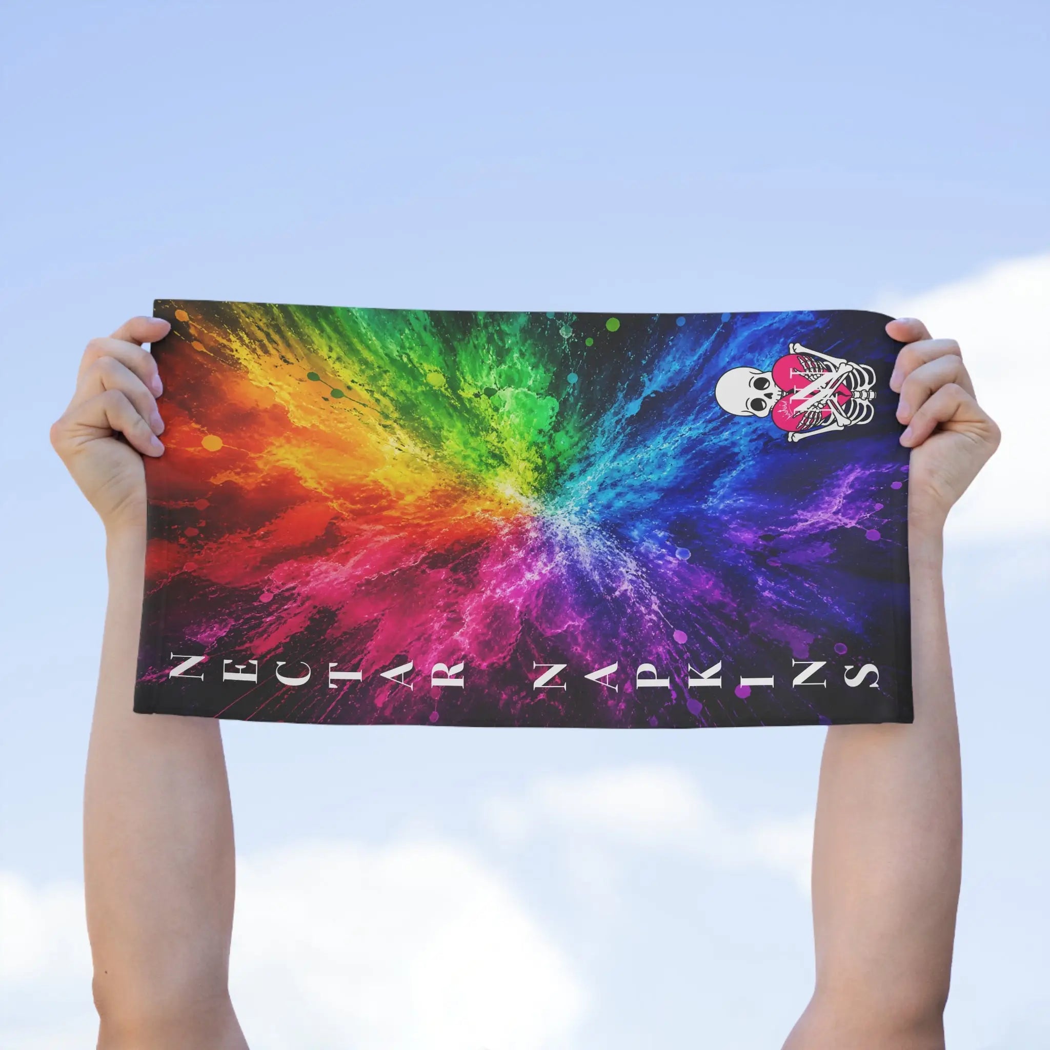 Nectar Napkins Brand Rainbow | Nectar Napkins Fun-Flirty Lovers’ Towels