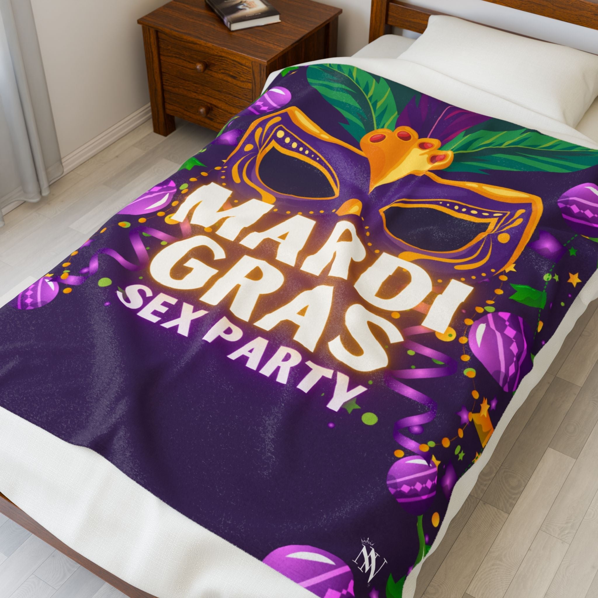 Mardi Gras Party | Mix & Match Fun-Flirty Lovers’ Blankets