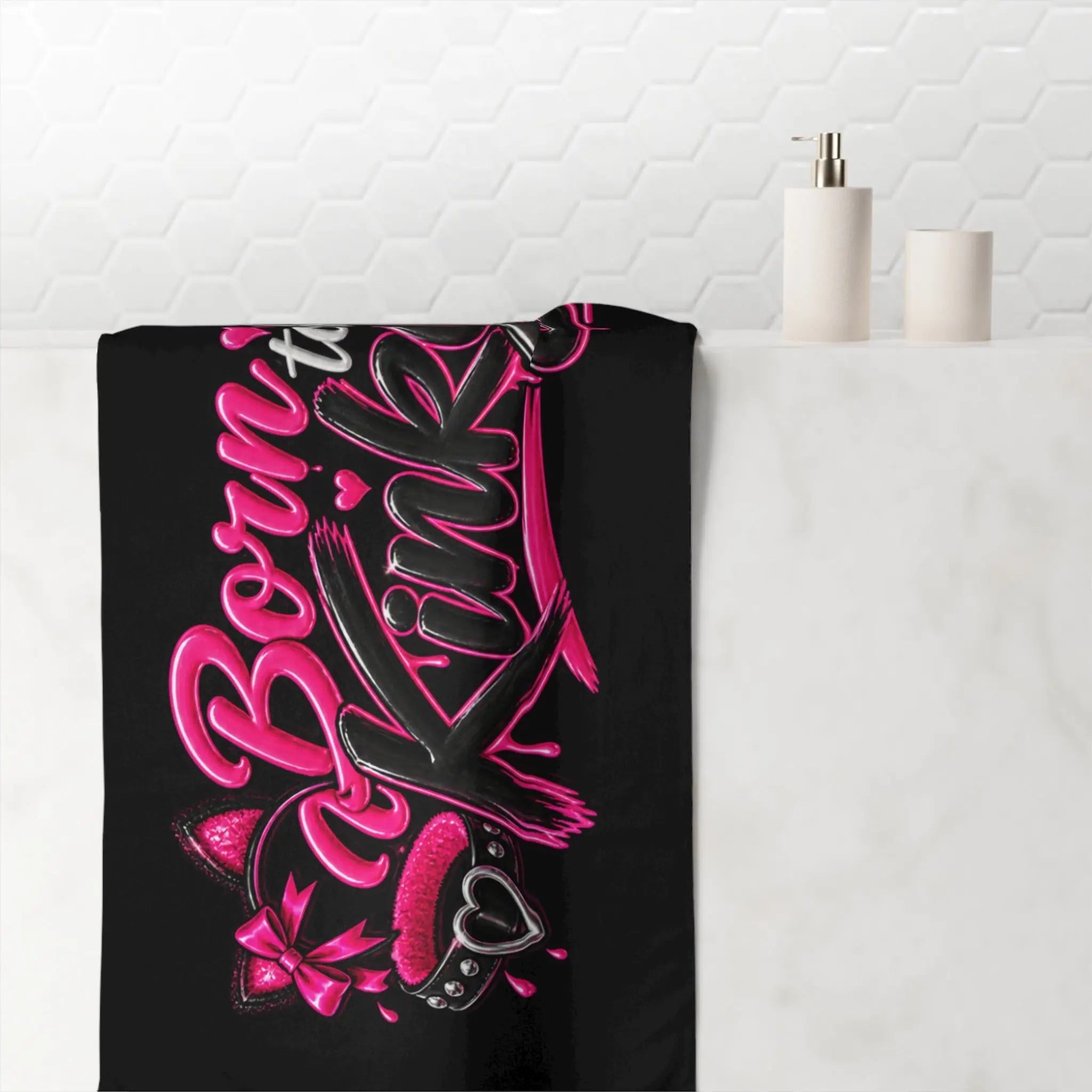 Born to Be Kinky Sexy XL Sex Towel