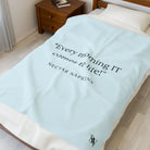 Every Morning It Comes to Life | Mix & Match Velveteen Fun-Flirty Lovers’ Blankets