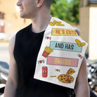 He’s Cute and Has Snacks | Mix & Match Soft Fun-Flirty Lovers’ Towels