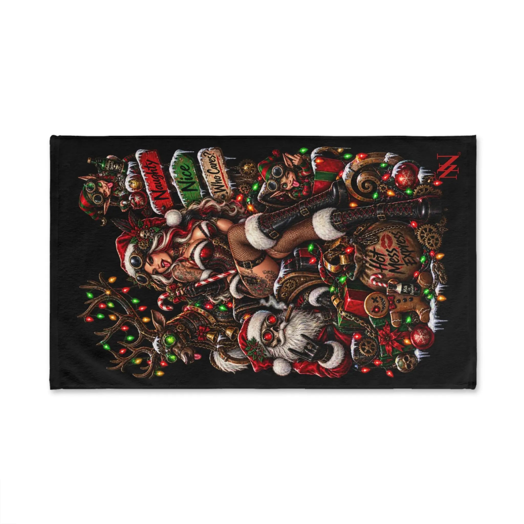 Christmas Wicked Fantasy | Nectar Napkins Classic Fun-Flirty Lovers’ Towels