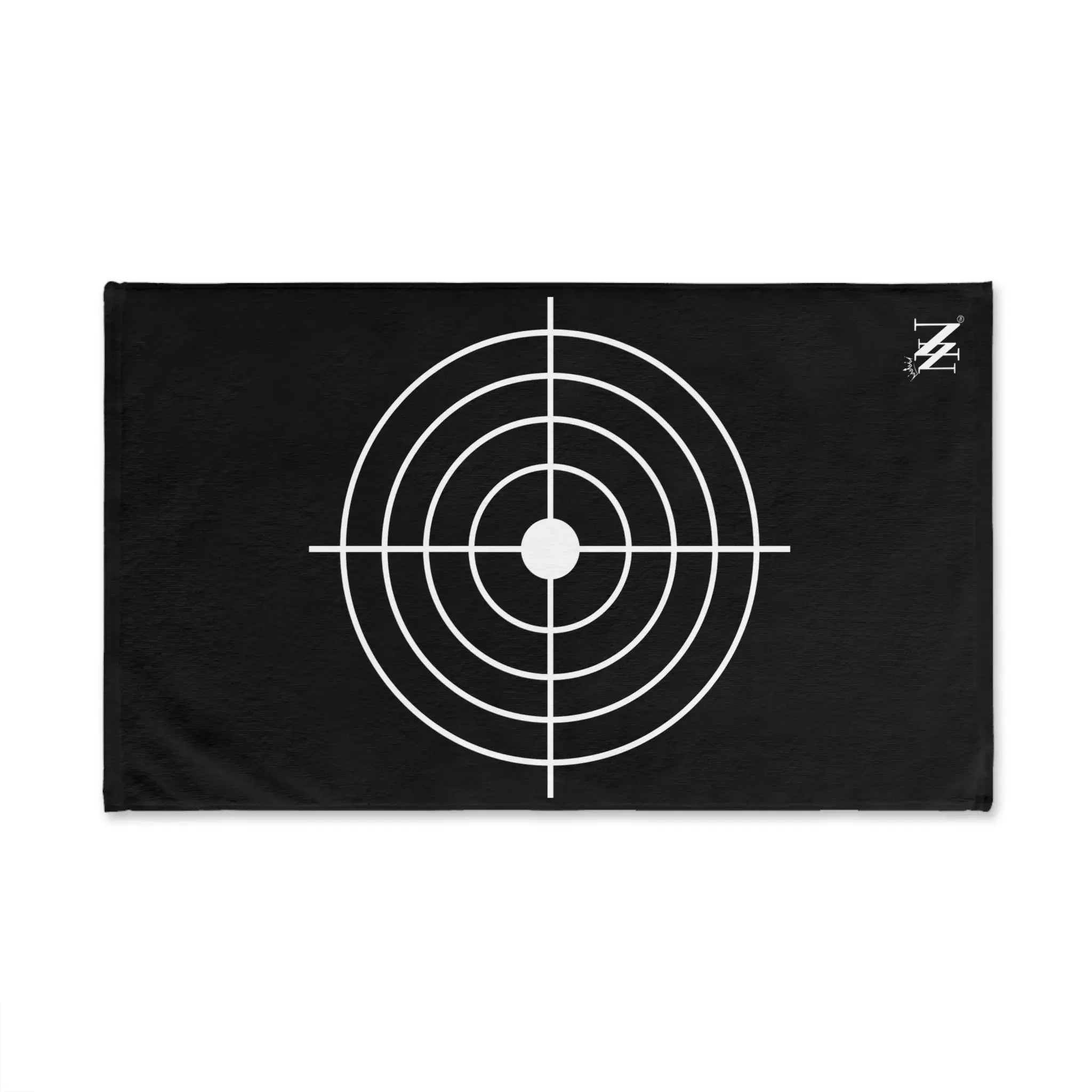 XL White Bullseye Target Crosshairs | Mix & Match Classic Fun-Flirty Lovers’ Towels