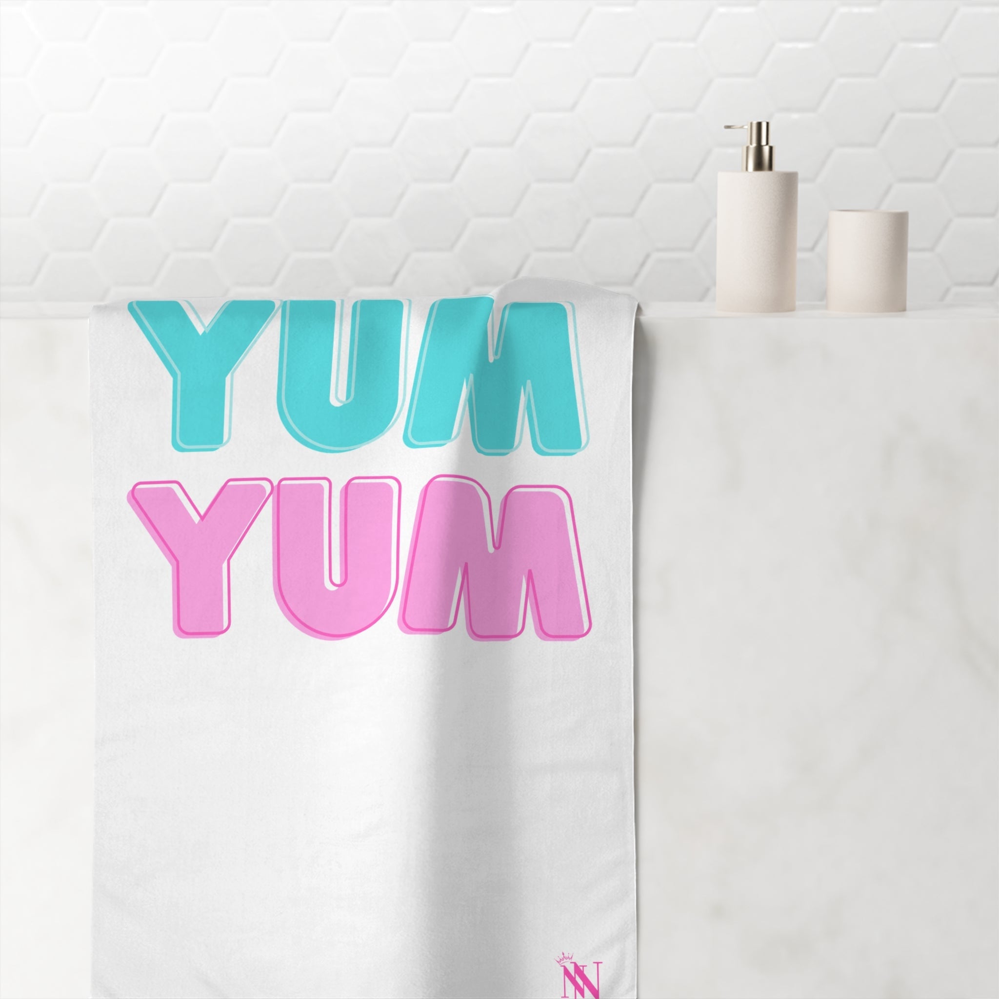 Yum Yum Naughty | Mix & Match Naughty XL Fun-Flirty Lovers’ Towels