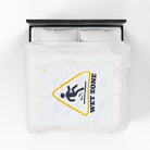 Caution: Wet Zone | Mix & Match Soft Fun-Flirty Lovers’ Blankets