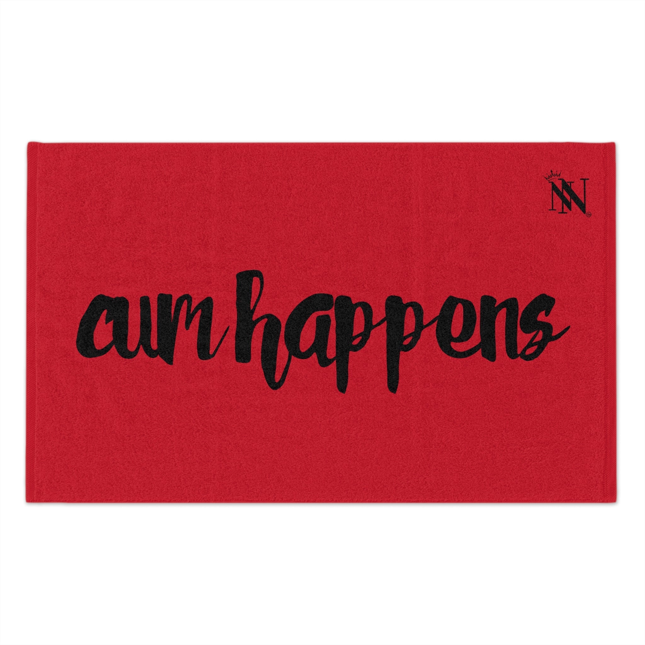 Cum Happens Red | Mix & Match Soft Fun-Flirty Lovers’ Towels