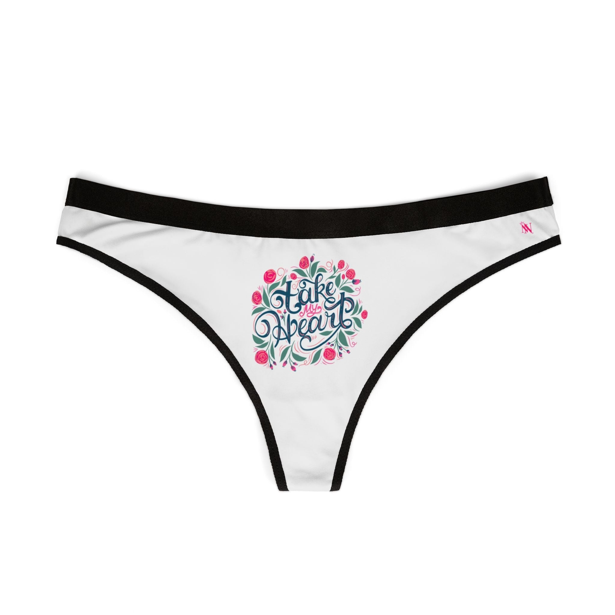 Take My Heart Floral | Mix & Match Women’s Fun-Flirty Lovers’ Thongs