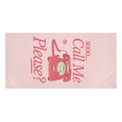 sooo... Call Me Please? | Mix & Match XL Fun-Flirty Lovers’ Towels