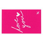 Love You with a Heart Sex Towel