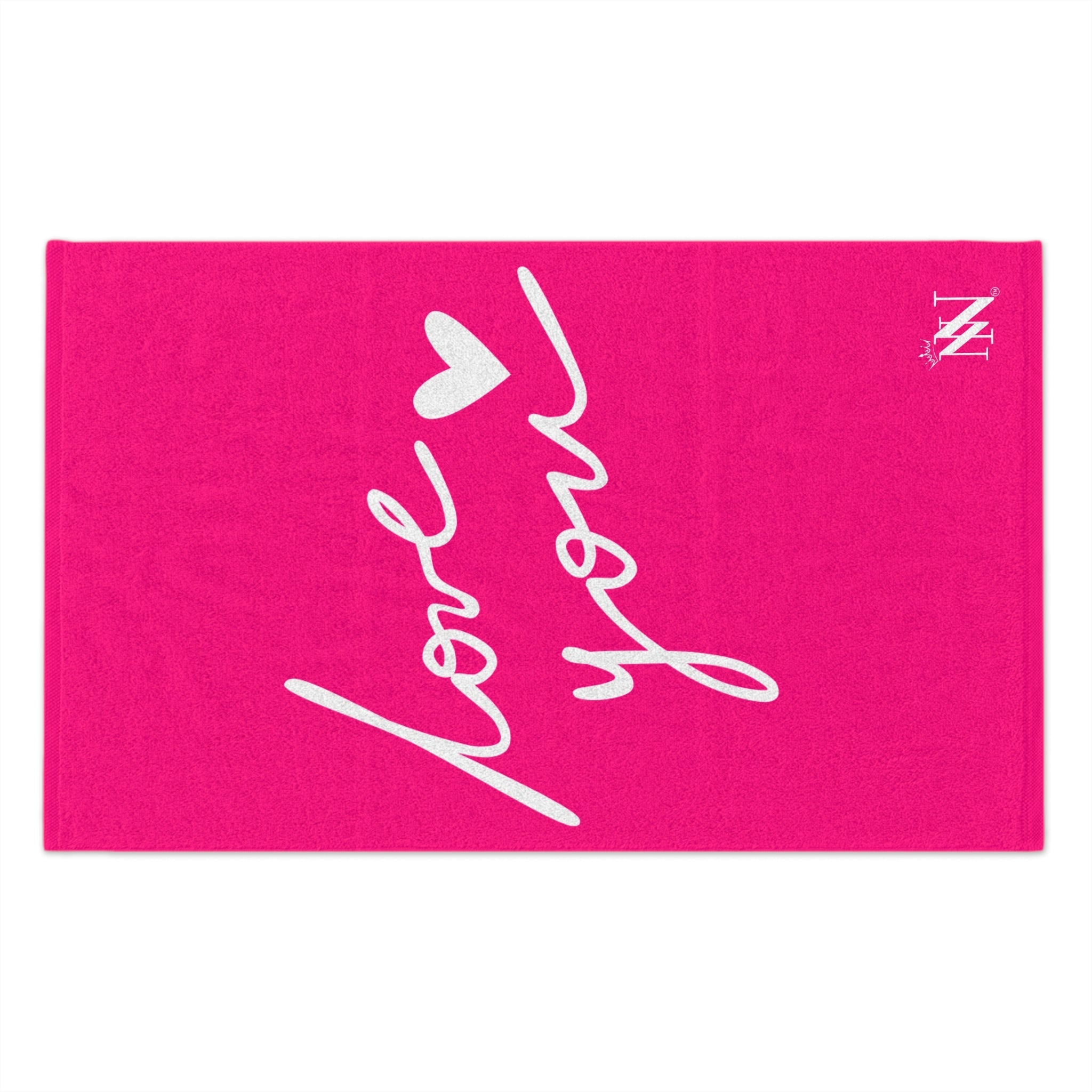 Love You with a Heart Sex Towel