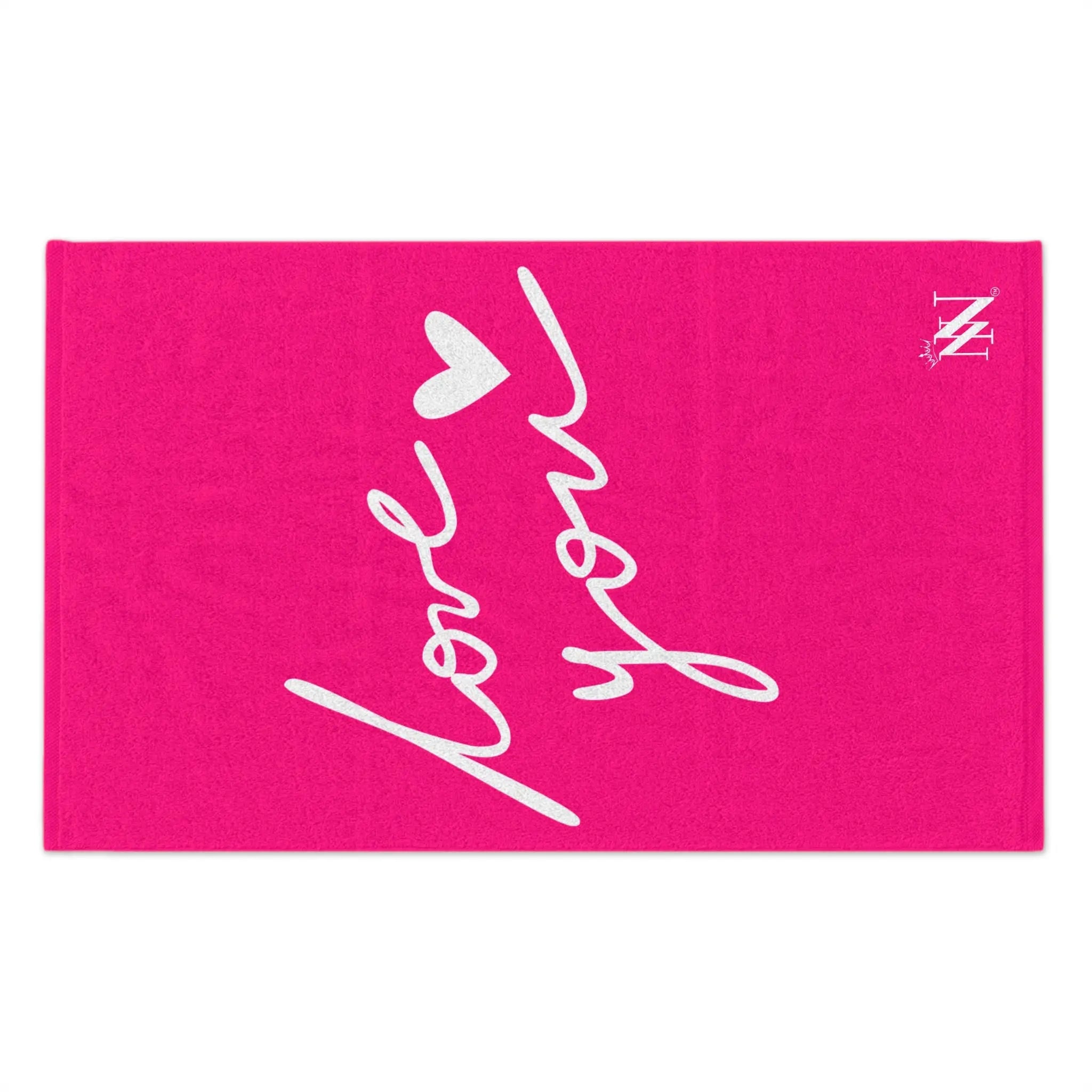 Love You with a Heart Sex Towel
