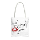 Thank You! with a Kiss Tote Bag