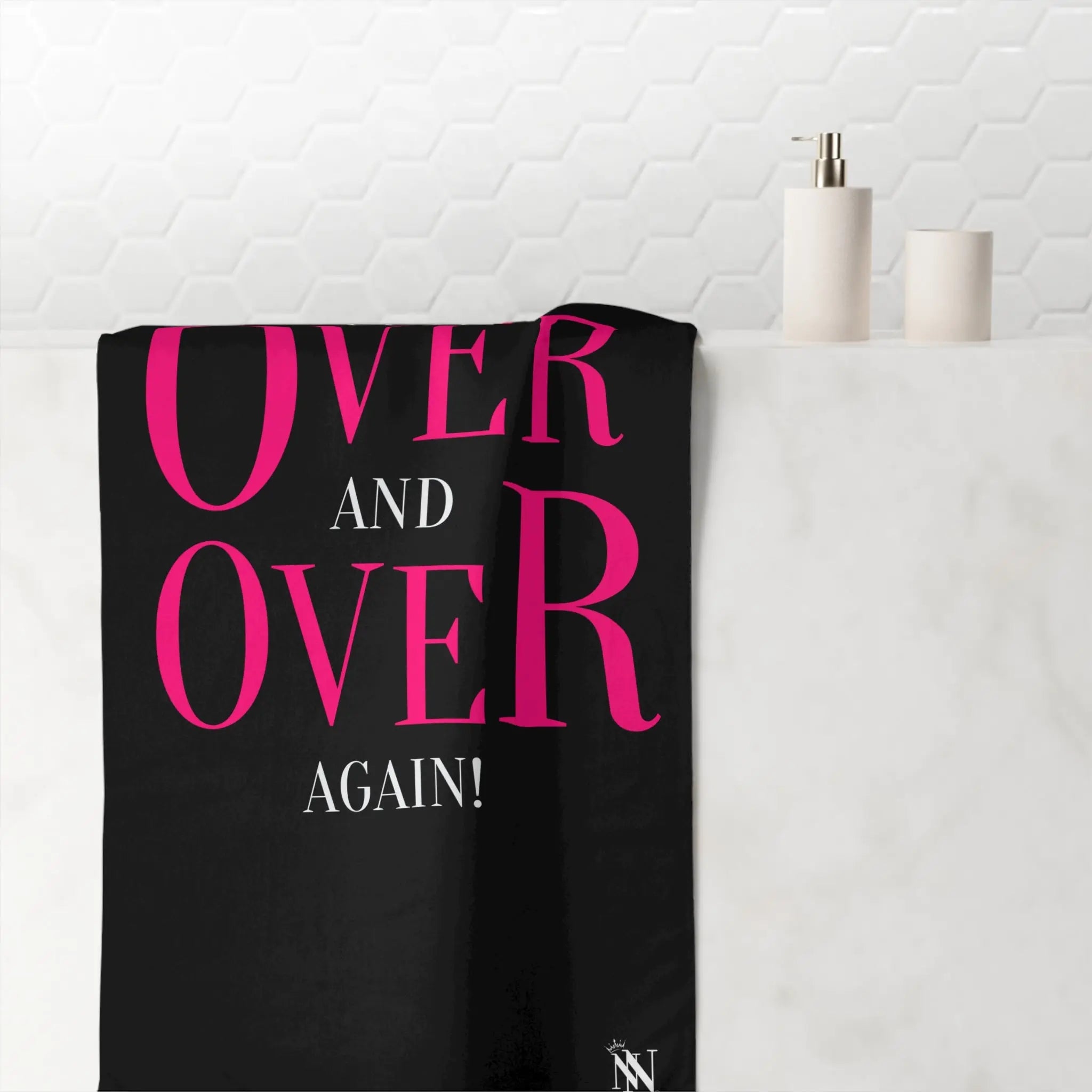 Cum Over and Over Again! | Mix & Match XL Fun-Flirty Lovers’ Towels