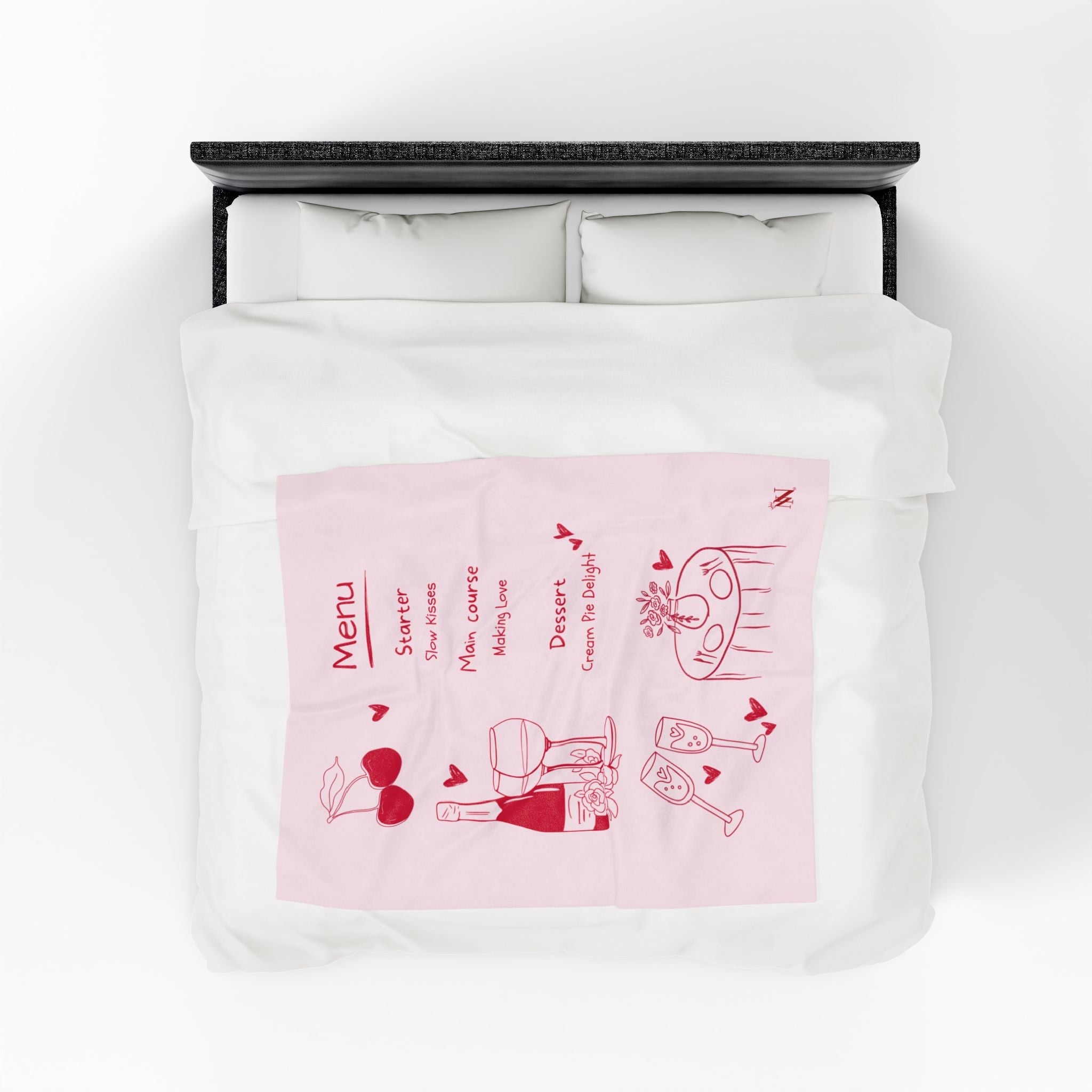 The Menu | Mix & Match Velveteen Fun-Flirty Lovers’ Blankets