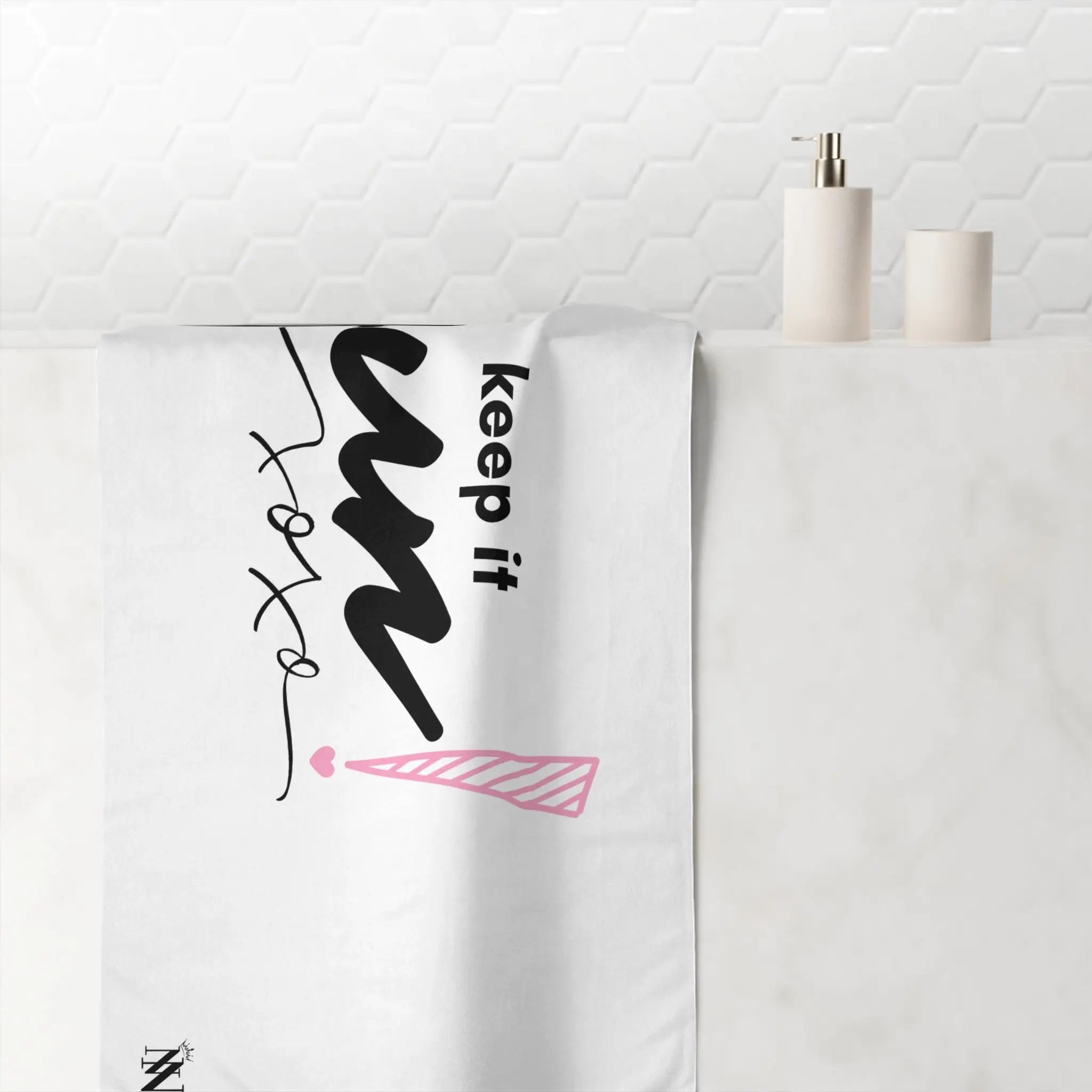 Keep It Fun! XOXO | Mix & Match XL Fun-Flirty Lovers’ Towels