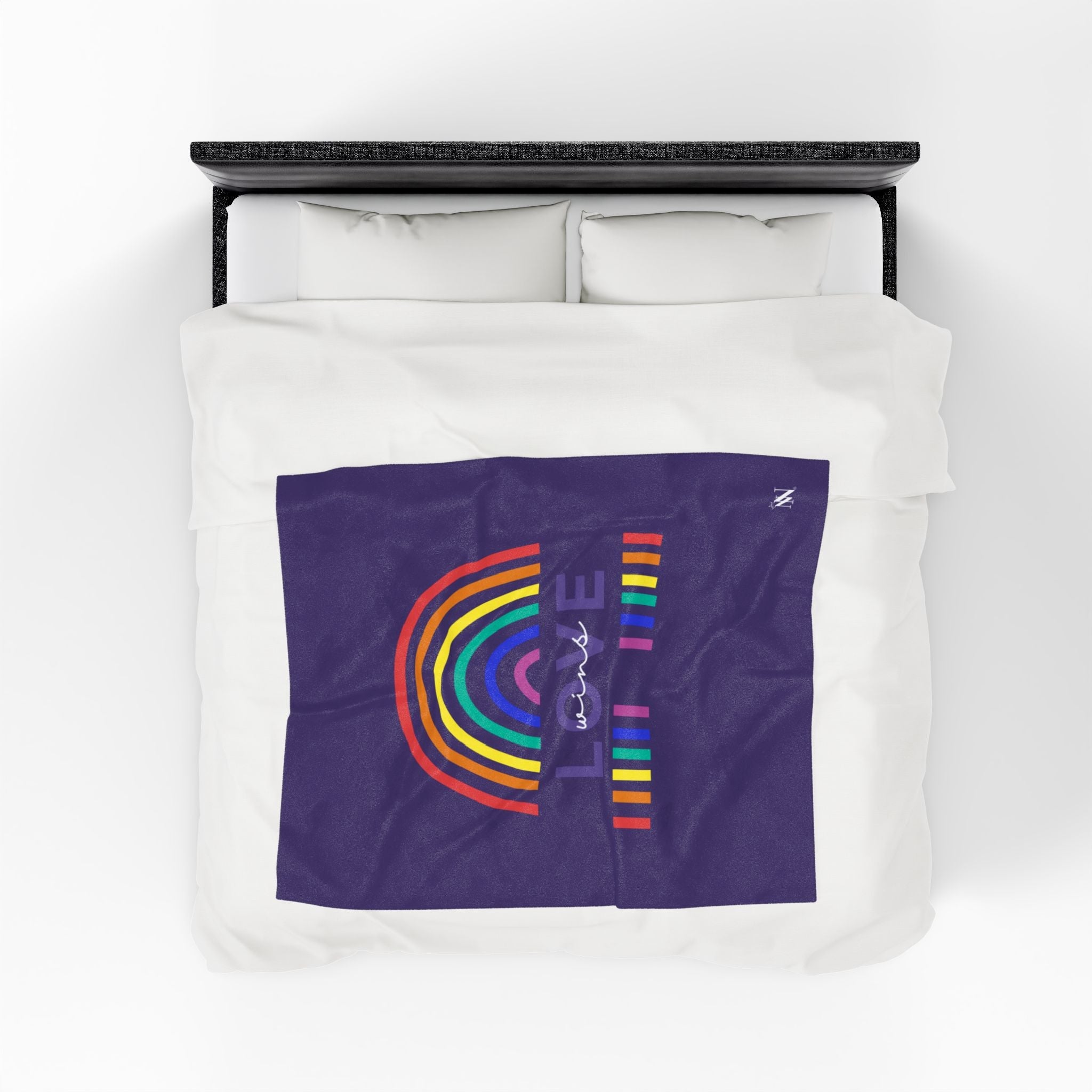 Love Wins Rainbow | Mix & Match Soft Fun-Flirty Lovers’ Blankets