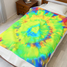 Bright Tie Dye | Mix & Match Velveteen Fun-Flirty Lovers’ Blankets