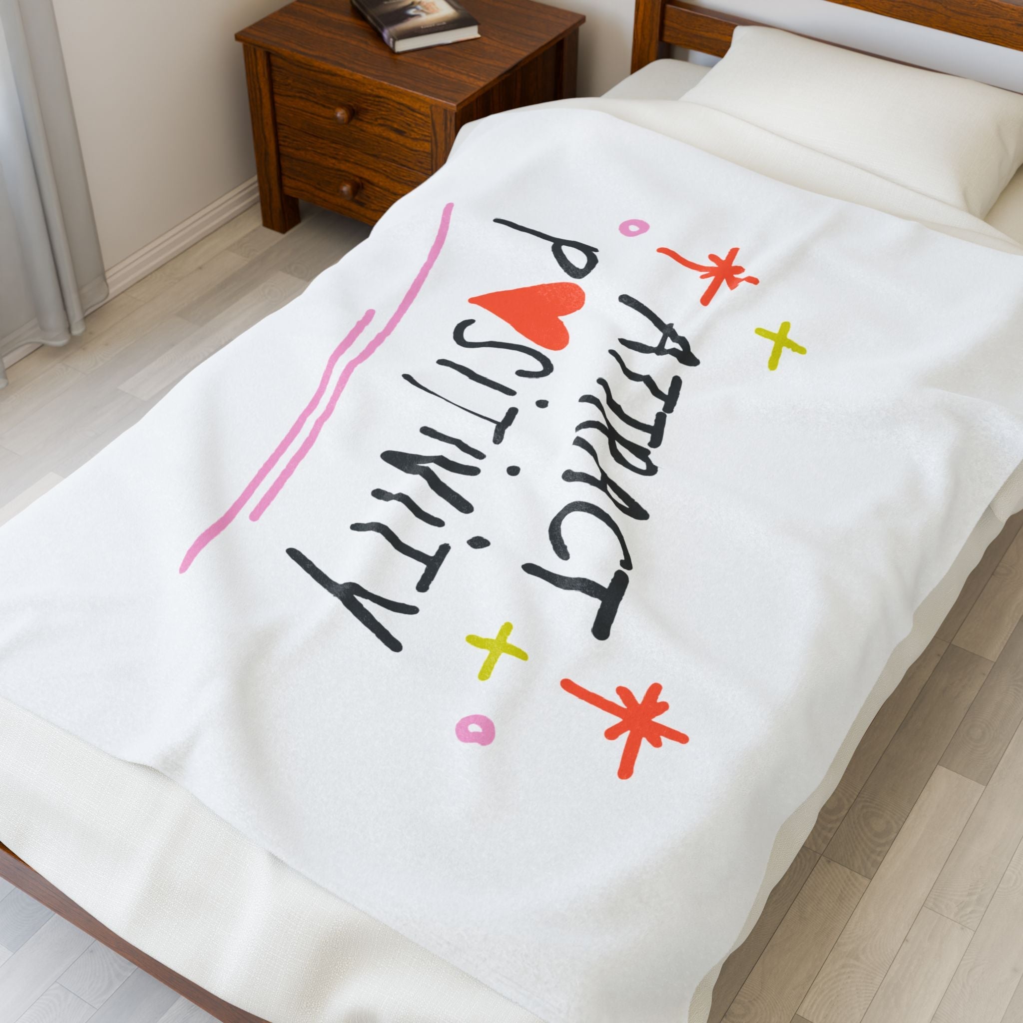 Attract Positivity | Mix & Match Velveteen Fun-Flirty Lovers’ Blankets