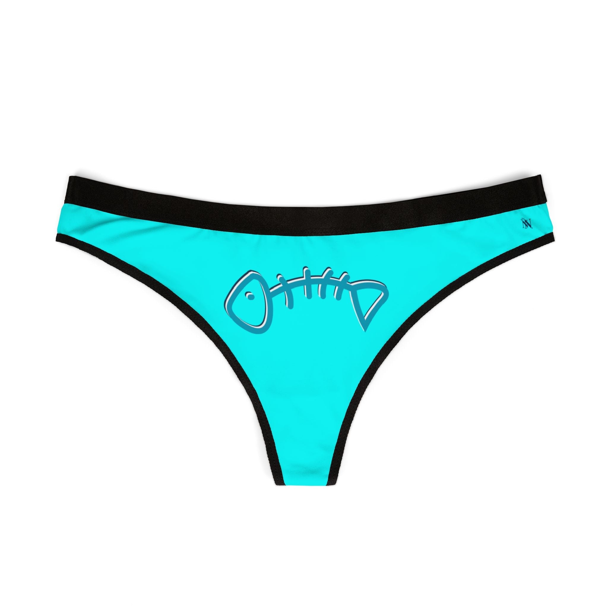 Blue Fish Bone | Mix & Match Women’s Fun-Flirty Lovers’ Thongs