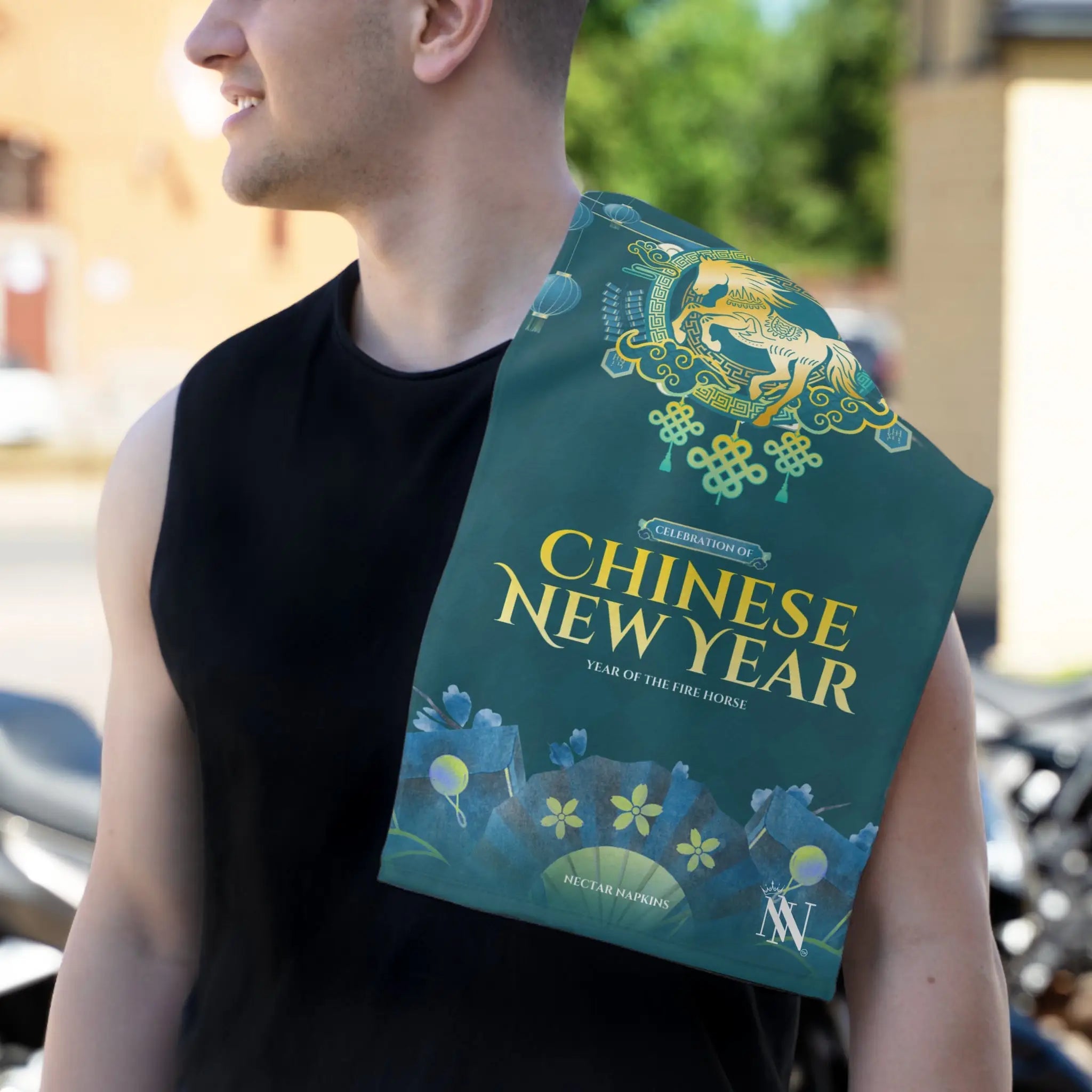Celebration of Chinese New Year Fun Sex Towel