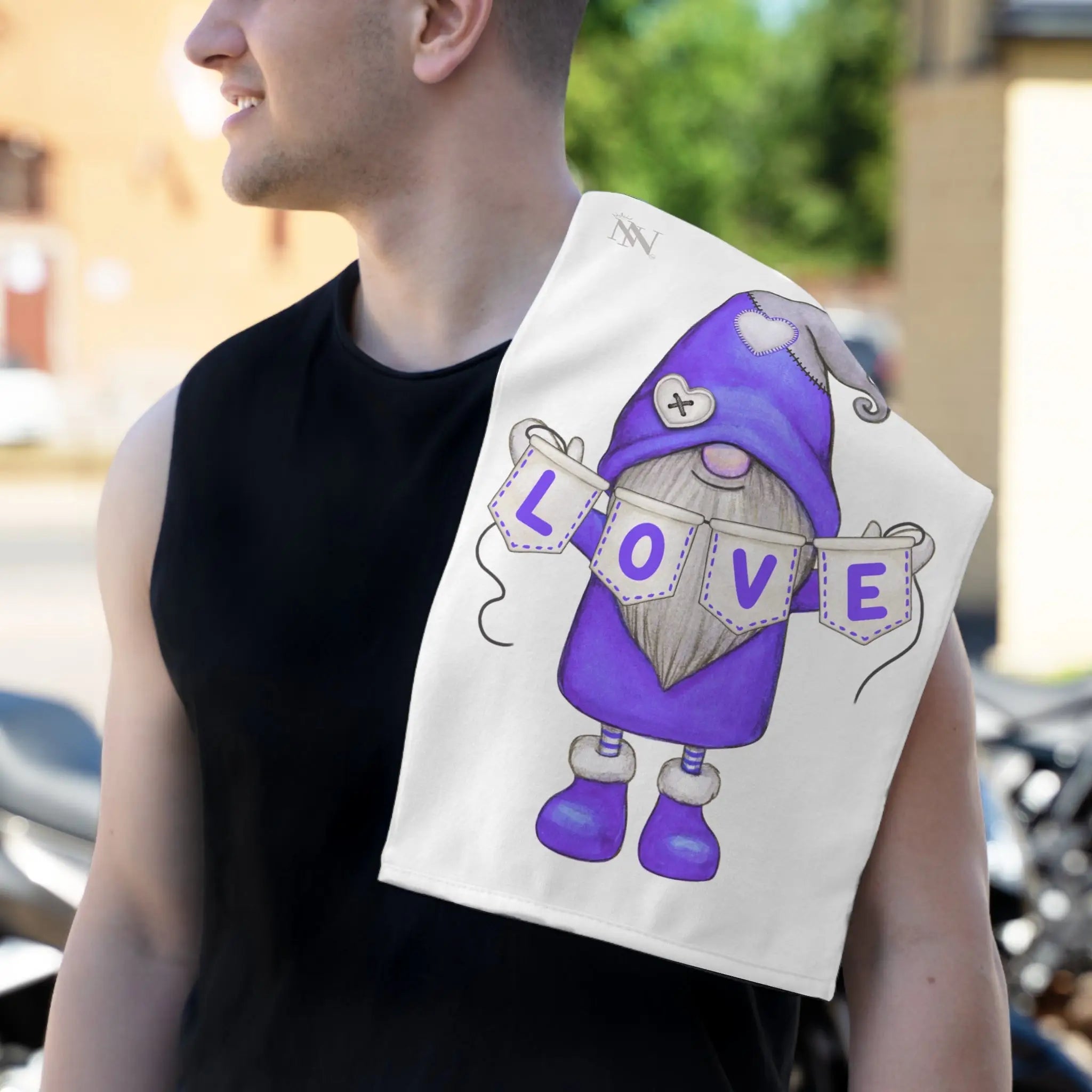 Love Gnome | Mix & Match Soft Fun-Flirty Lovers’ Towels
