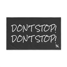 Don’t Stop! Don’t Stop Dark Grey | Mix & Match Classic Fun-Flirty Lovers’ Towels