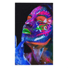Painted Glow Blacklight Graphic | Mix & Match Soft Fun-Flirty Lovers’ Towels