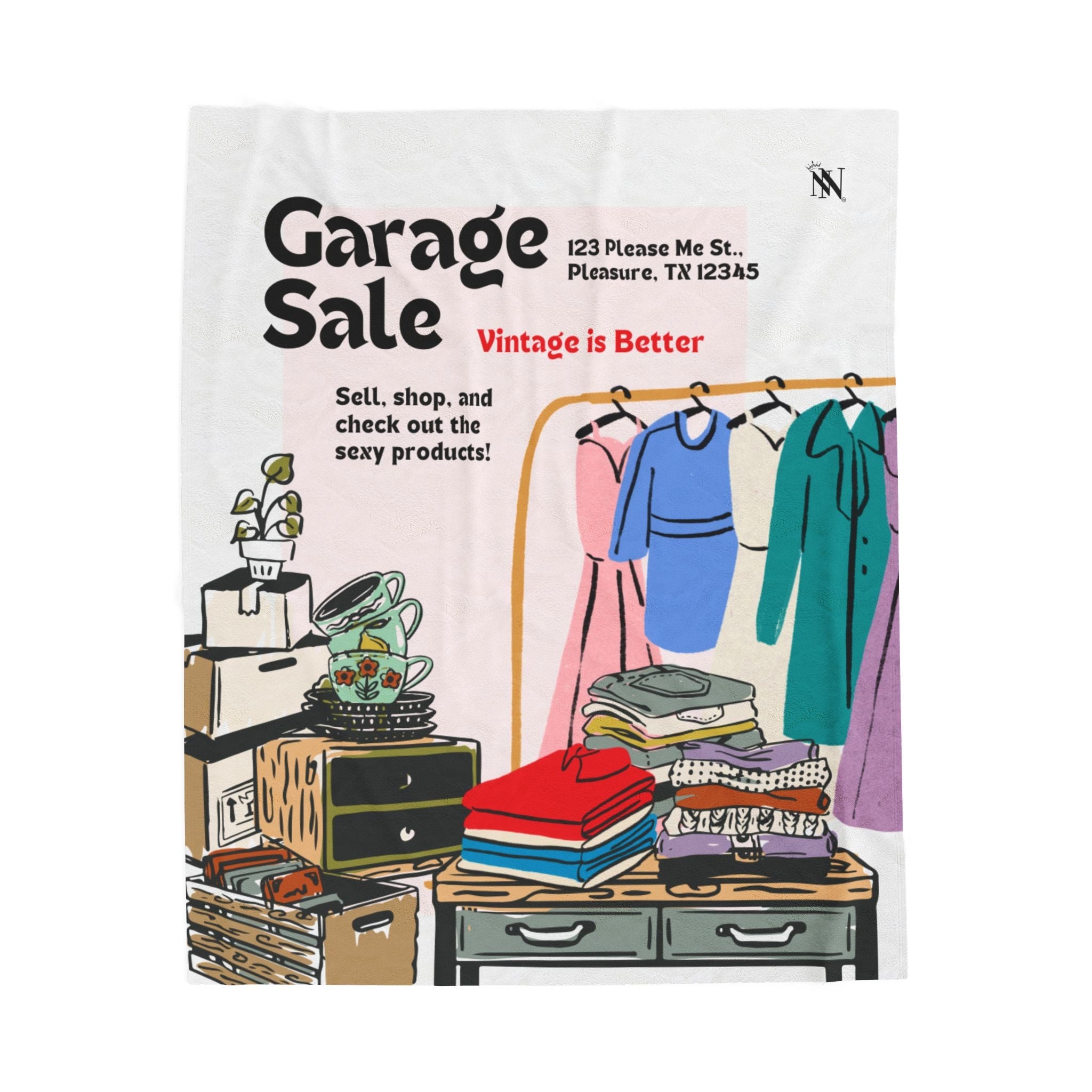 Garage Sale | Mix & Match Fun-Flirty Lovers’ Blankets