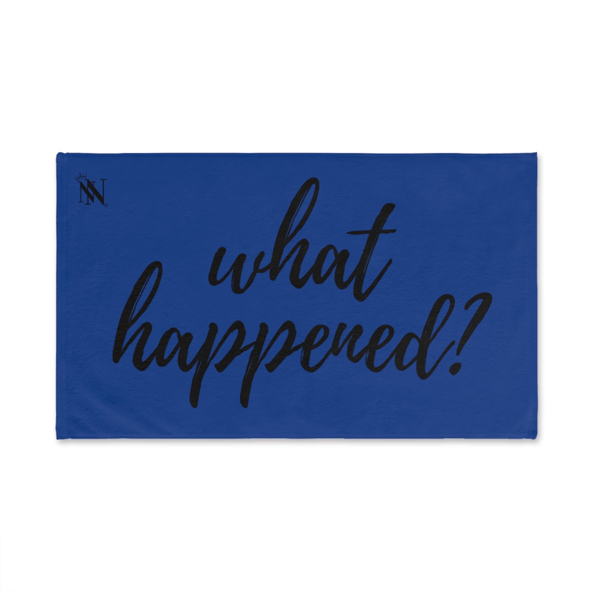 What Happened? Blue Cum Towel