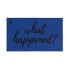 What Happened? Blue | Mix & Match Classic Fun-Flirty Lovers’ Towels