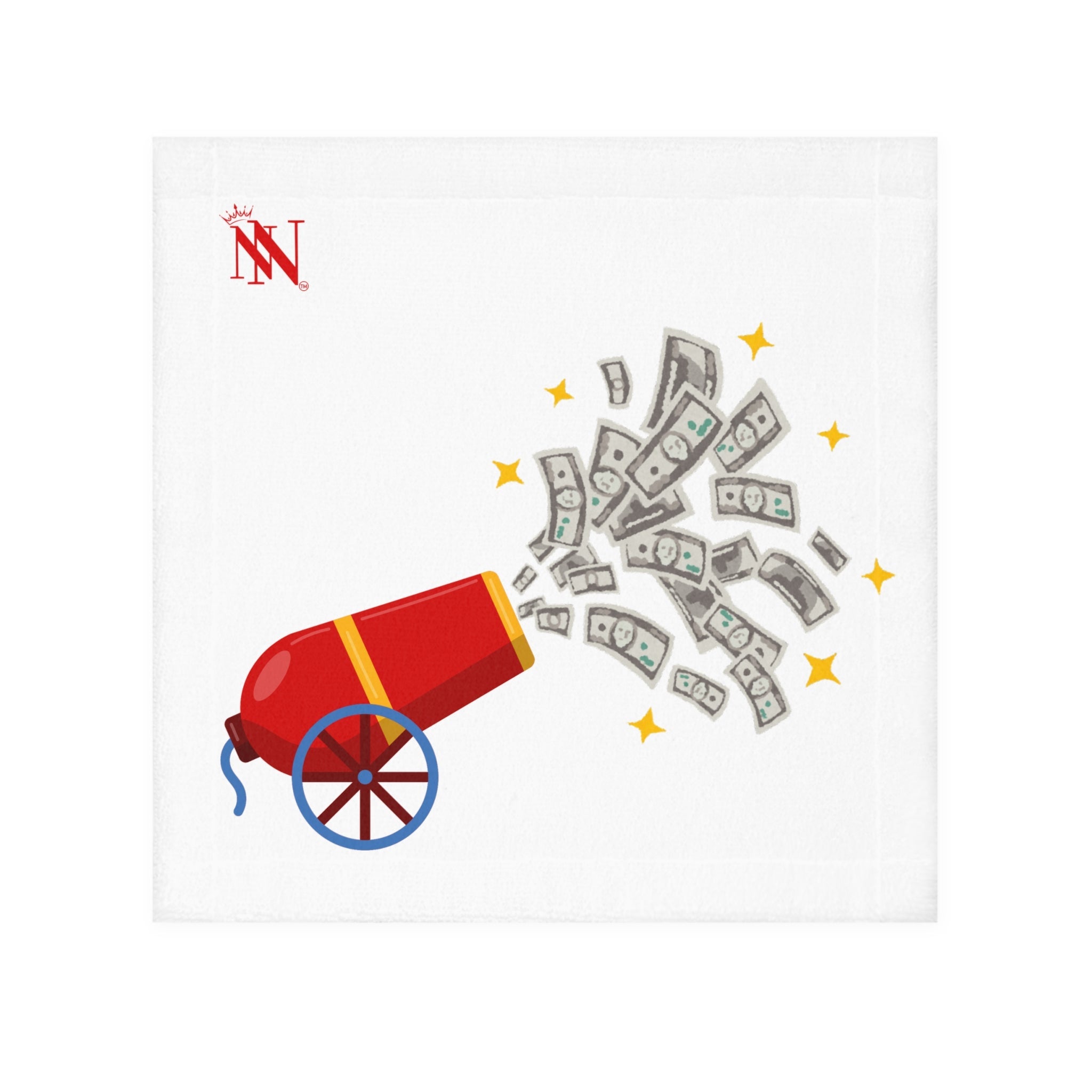 Money Shot Cannon Emoji | Mix & Match Lils’ Fun-Flirty Lovers’ Towels