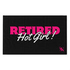 Retired Hot Girl! Black Mix & Match Soft Sex Towels | Flirty Lovers’ Gifts