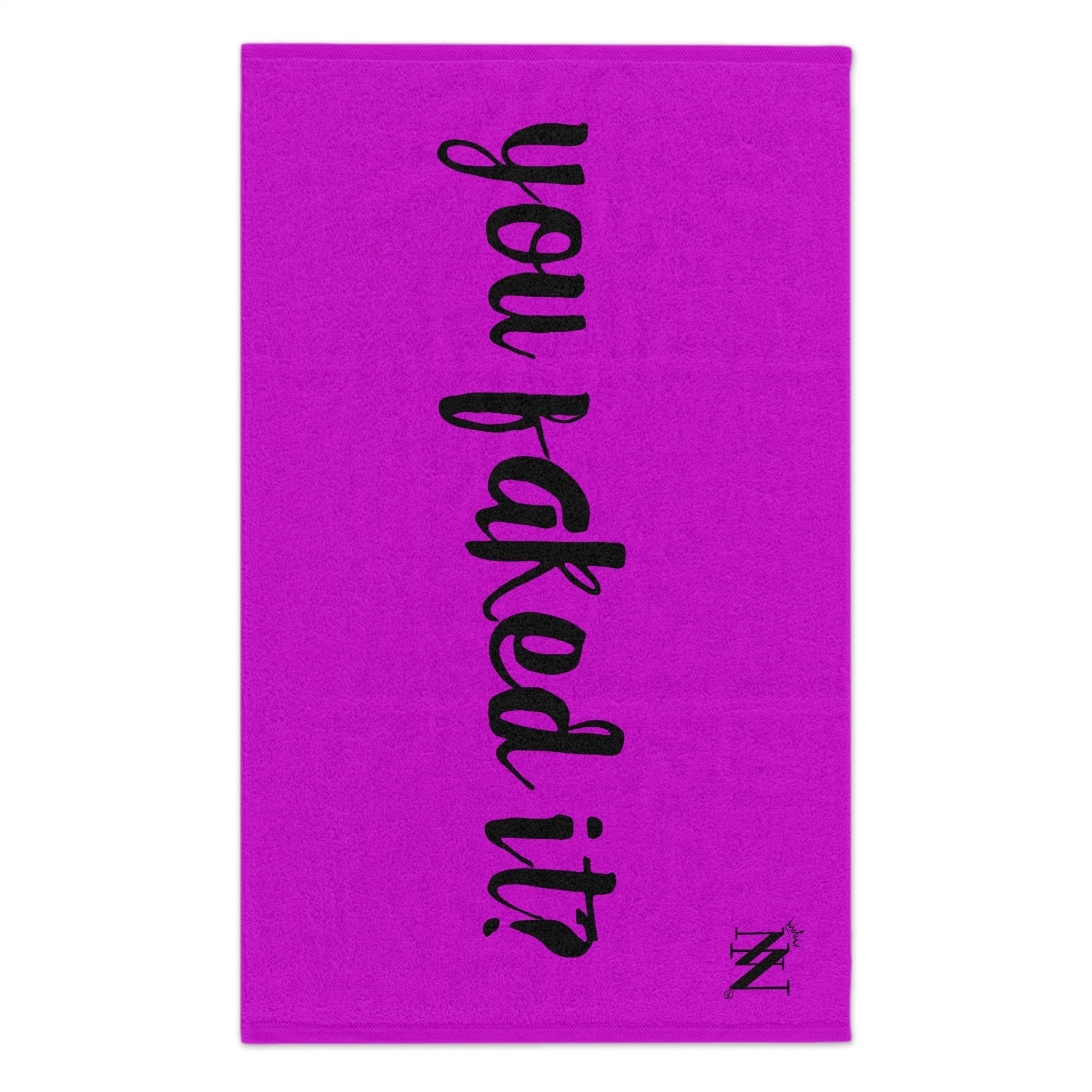 You Faked It? Bright Purple | Mix & Match Soft Fun-Flirty Lovers’ Towels