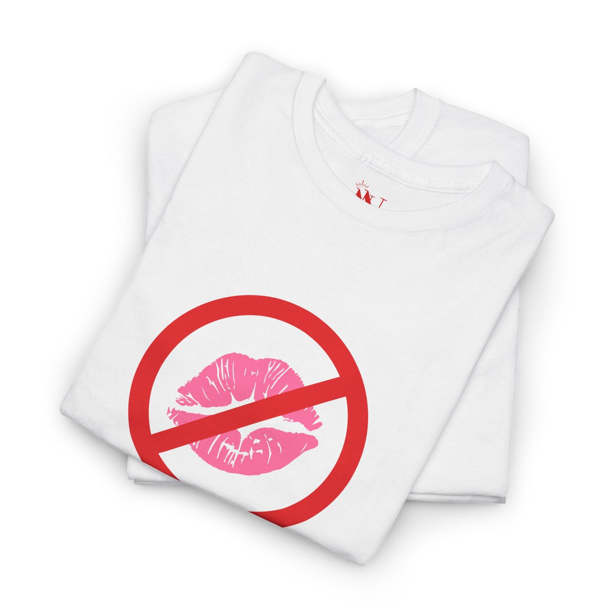 No Kissing Allowed | Mix & Match 100% Cotton Unisex Fun-Flirty Lovers’ Tees