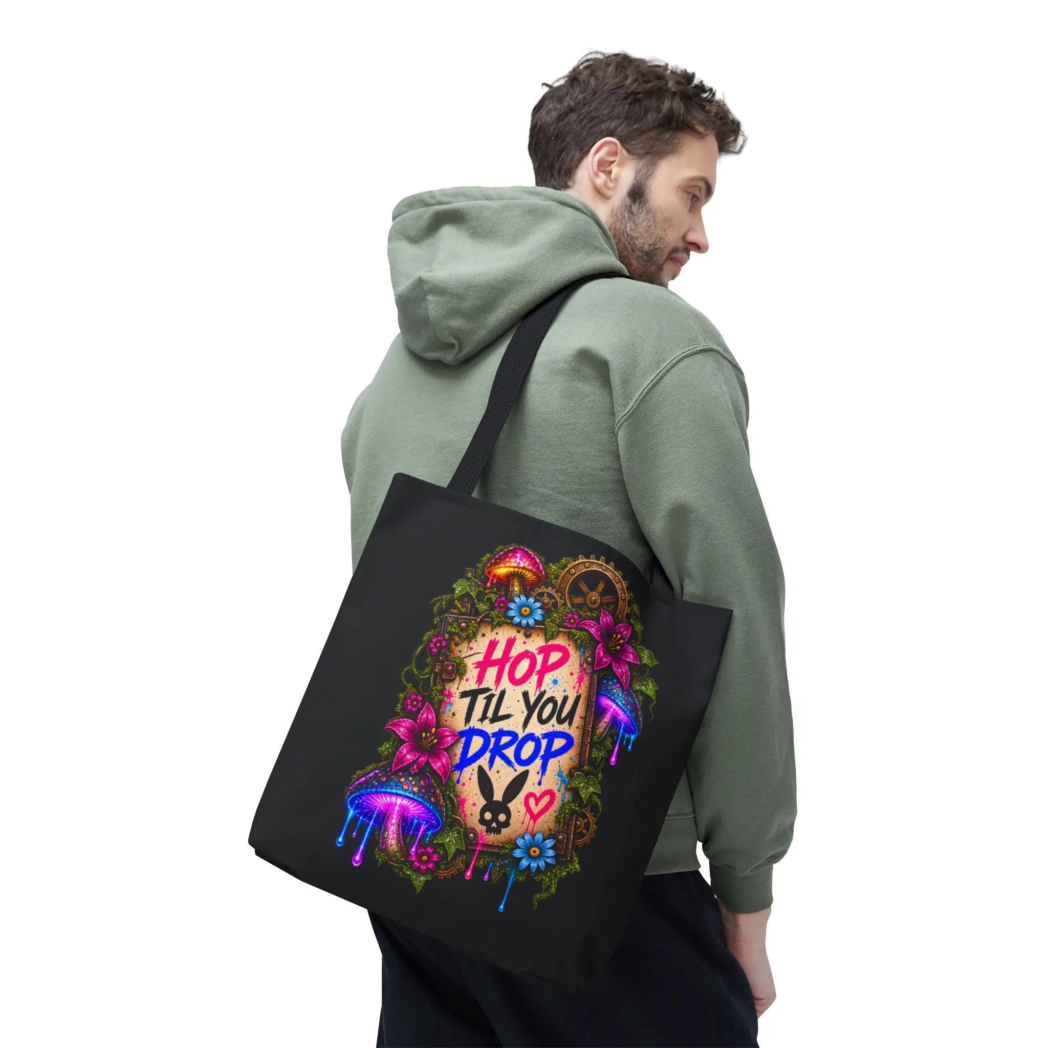 Hop Til You Drop Easter Tote Bag
