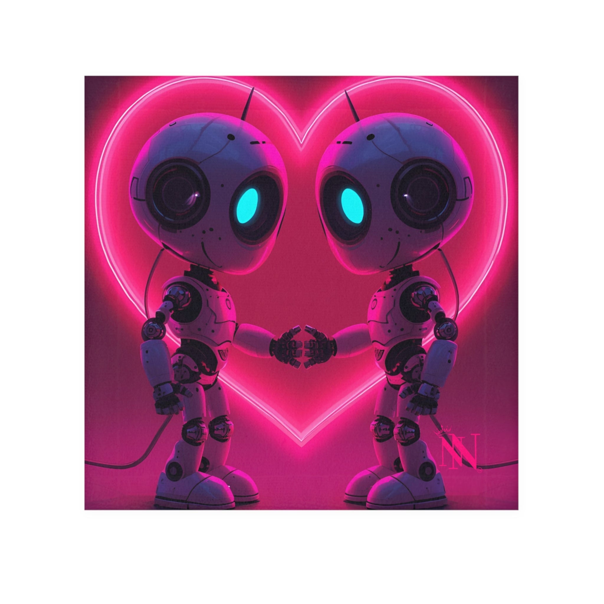 AI Robot Love | Mix & Match Lils’ Fun-Flirty Lovers’ Towels