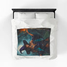 Fire Witch Fantasy Women Couple Gifts Sexy Lovers’ Silky Soft Blanket