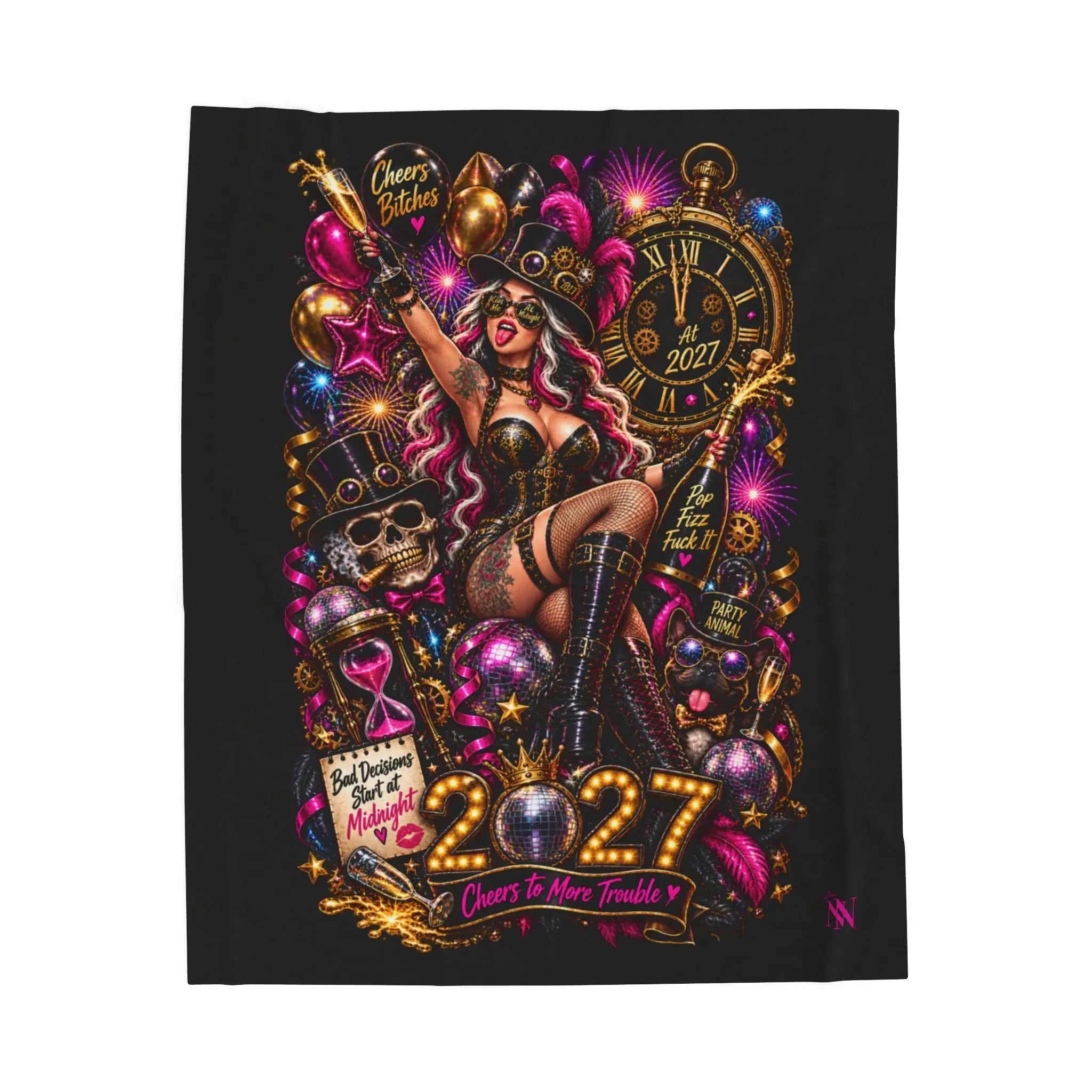New Year’s Eve Wicked Fantasy | Nectar Napkins Fun-Flirty Lovers’ Blankets
